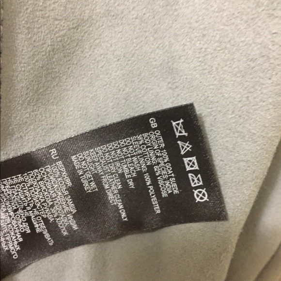 Reiss Suede Trench Coat US4 - Picture 6 of 6